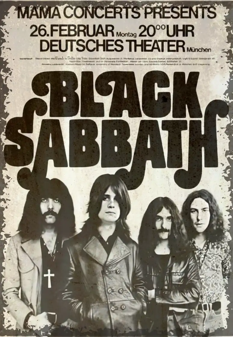 houten poster muziek blacksabbath bycnk houten poster muziek blacksabbath bycnk