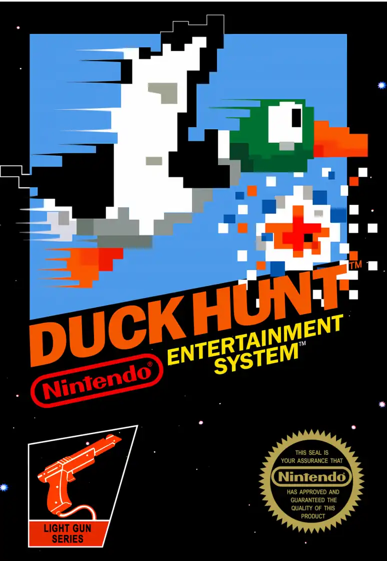 houten poster retrogames duck hunt bycnk houten poster retrogames duck hunt bycnk