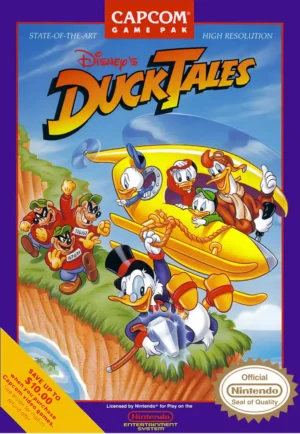 houten poster retrogames duck tales bycnk