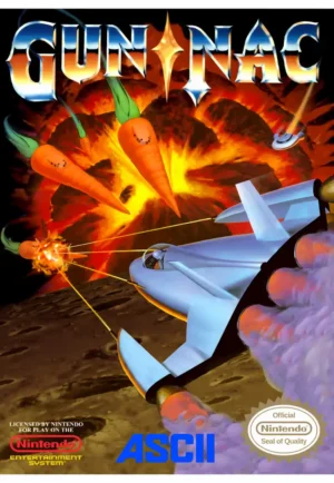 houten poster retrogames gun nac bycnk