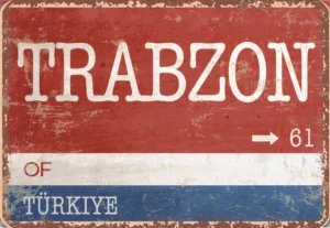 houten poster turkse collectie straatborden trabzon bycnk